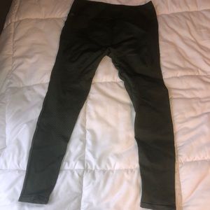 Forest Green Fila Leggings